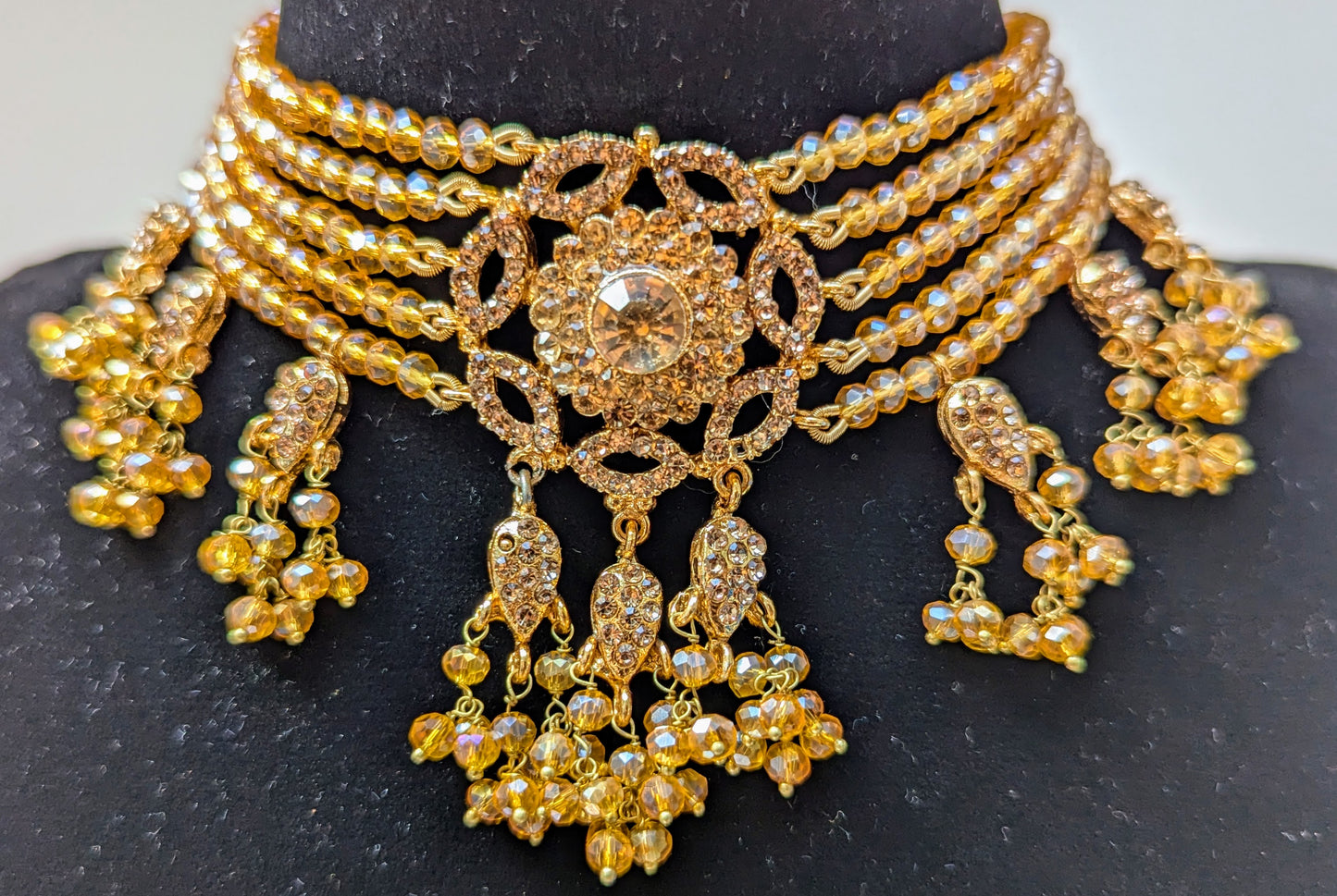 Yellow Necklace Set